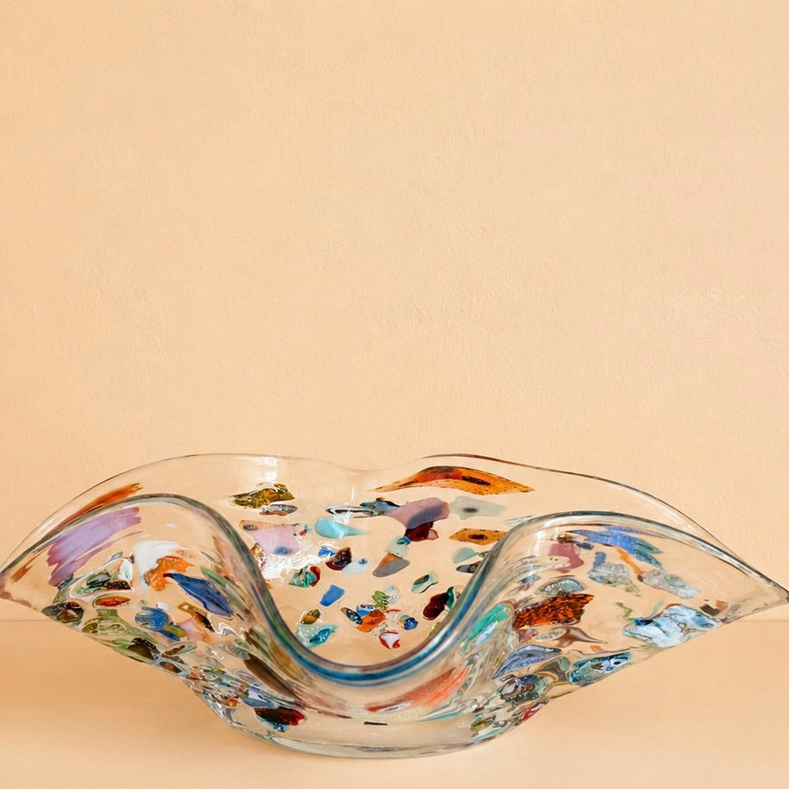 Murrine Style Glass Centerpiece - Galleria Fossi 33