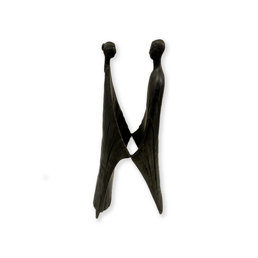 Young Couple Bronze Sculpture - Galleria Fossi 33