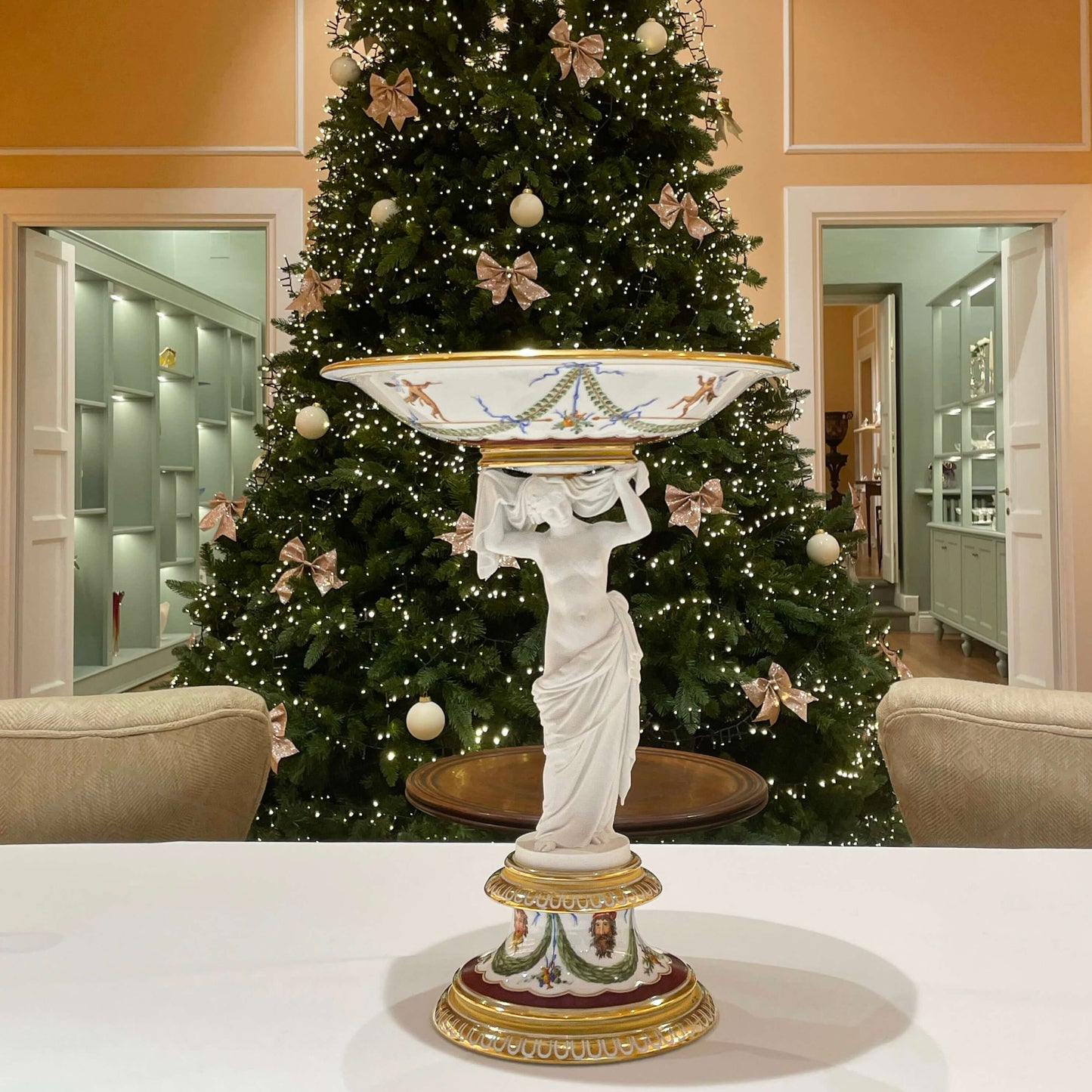 Danish Classical Figurine Centerpiece