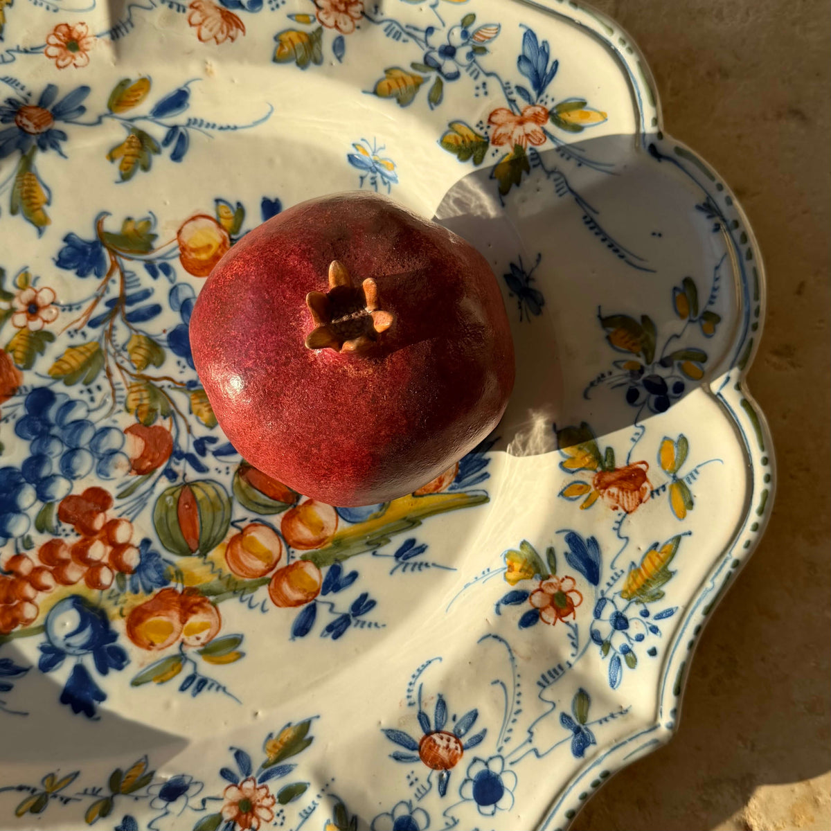 18th Century Majolica Platter by Antonio Maria Coppelotti