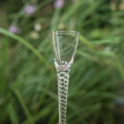 Set of 6 Vintage Danish Twist Shot Glasses