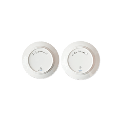Royal Copenhagen "Flora Danica" 2 Small Plates - Galleria Fossi 33