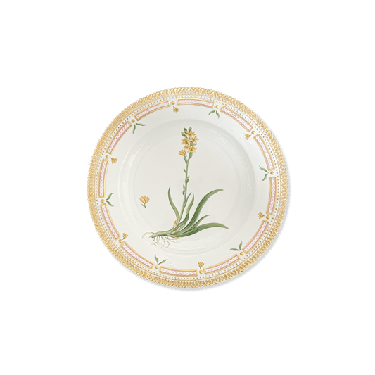 Royal Copenhagen "Flora Danica" Anthericum Ossifragum Plate - Galleria Fossi 33