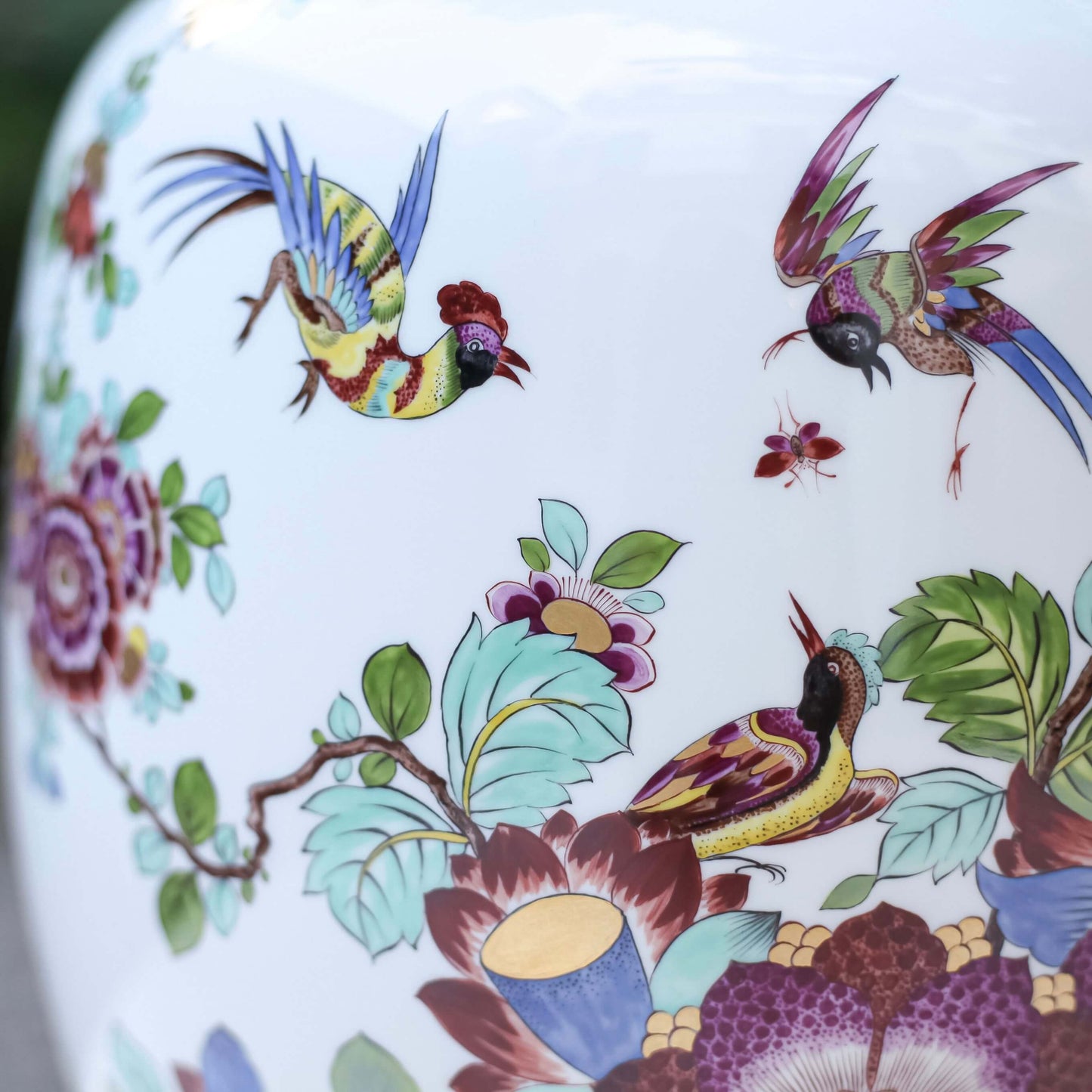 Meissen Large "Indian Flower" Porcelain Vase