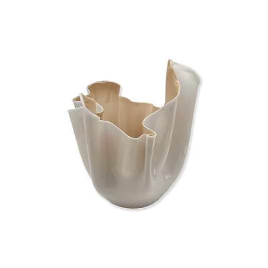 Beige Fazzoletto Venini Vase
