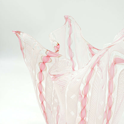 Pink Mini Fazzoletto Venini Vases Set of 2 - Galleria Fossi 33