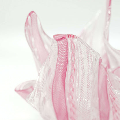 Pink Mini Fazzoletto Venini Vases Set of 2 - Galleria Fossi 33
