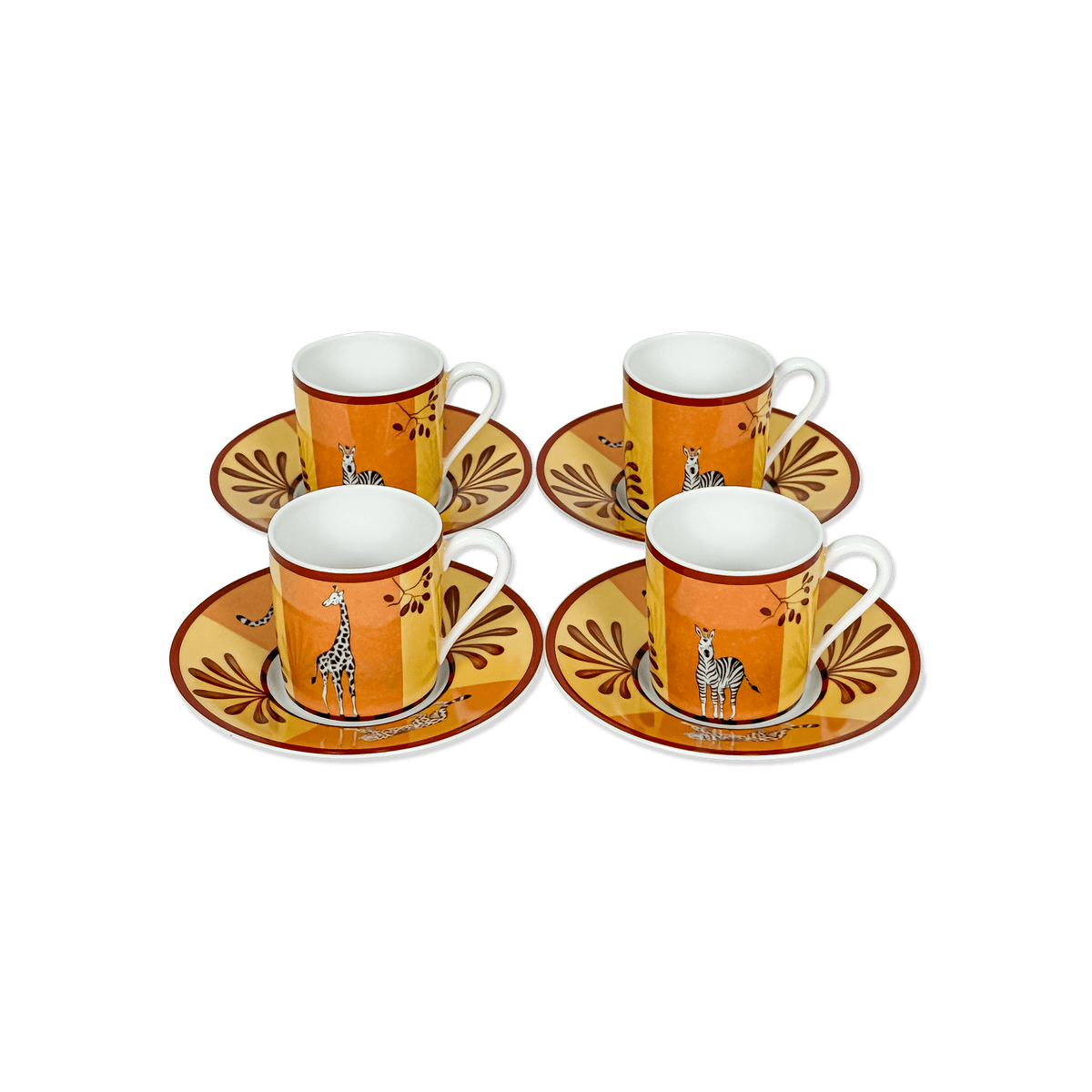 Hermès “Africa” Espresso Cup & Saucer - Galleria Fossi 33