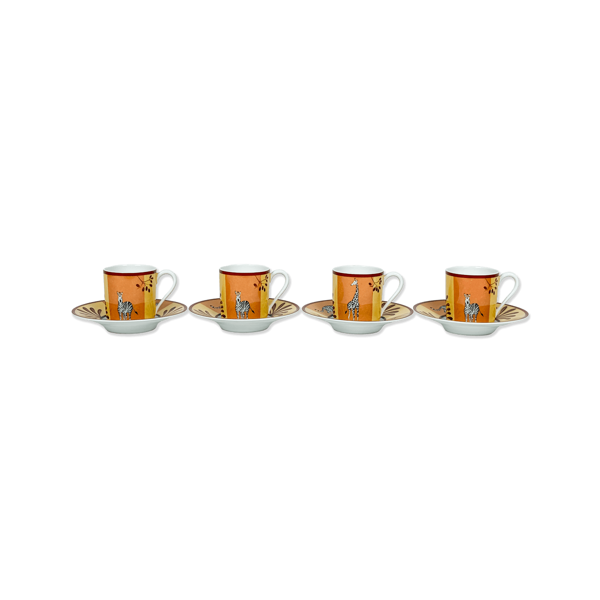 Hermès “Africa” Espresso Cup & Saucer - Galleria Fossi 33
