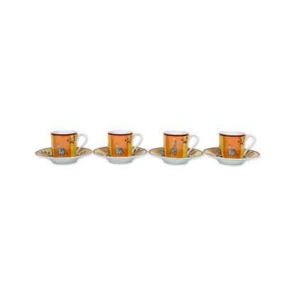 Hermès “Africa” Espresso Cup & Saucer - Galleria Fossi 33