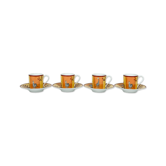Hermès “Africa” Espresso Cup & Saucer - Galleria Fossi 33