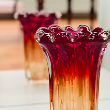 Gradient Murano Vase - Galleria Fossi 33