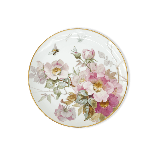 KPM “Weichmalerei" Plate Painted with Roses