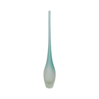 Murano Green Flute Vase with Frosted Finish - Galleria Fossi 33