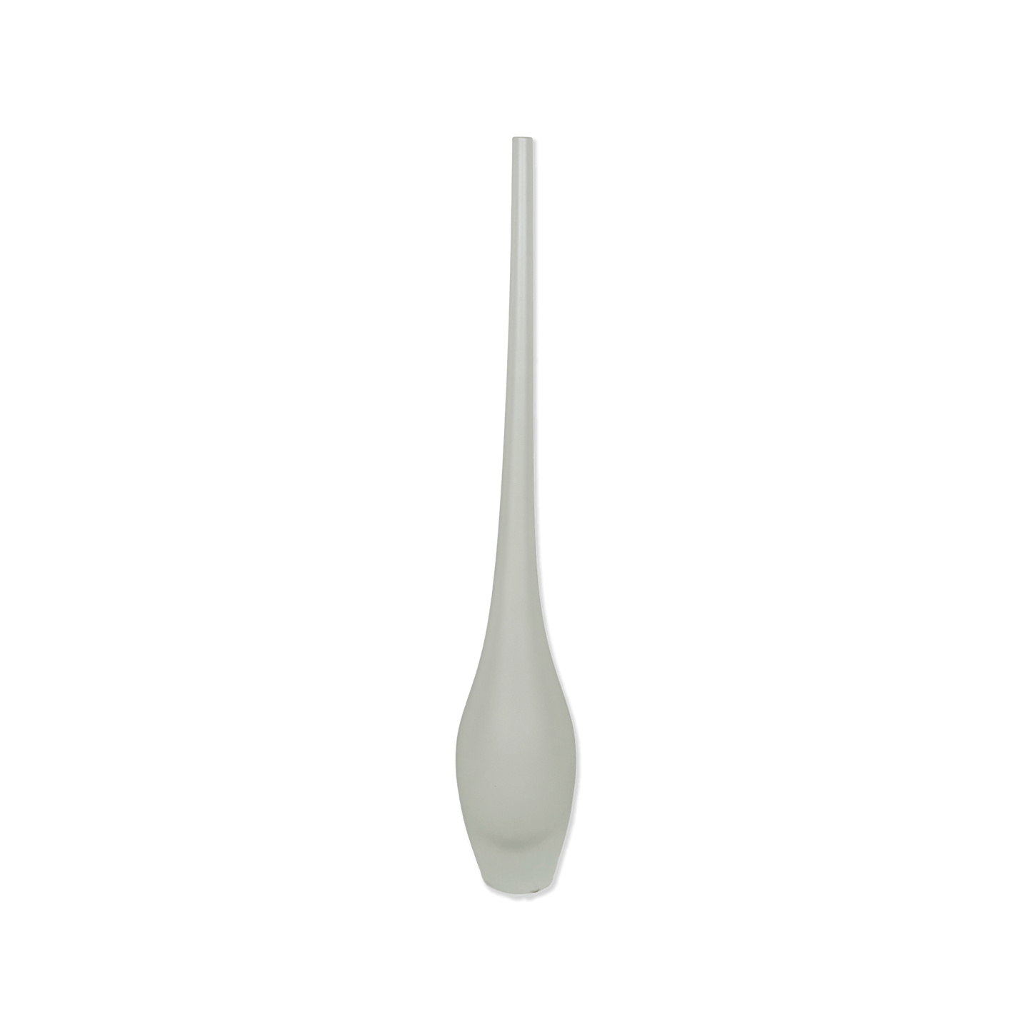 Murano White Flute Vase with Frosted Finish - Galleria Fossi 33