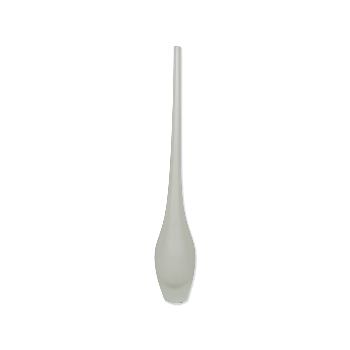 Murano White Flute Vase with Frosted Finish - Galleria Fossi 33