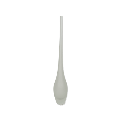 Murano White Flute Vase with Frosted Finish - Galleria Fossi 33