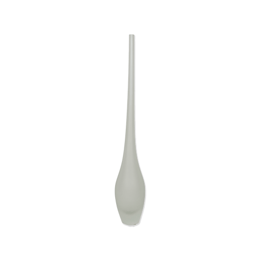 Murano White Flute Vase with Frosted Finish - Galleria Fossi 33