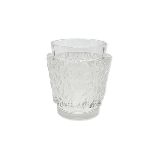Lalique “Bacchus" Crystal Vase