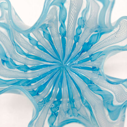 Set of 3 Light Blue Small Decorative Fazzoletto Vases - Galleria Fossi 33