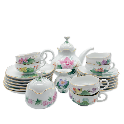 Meissen "Exotic Water Plants" Tea Service