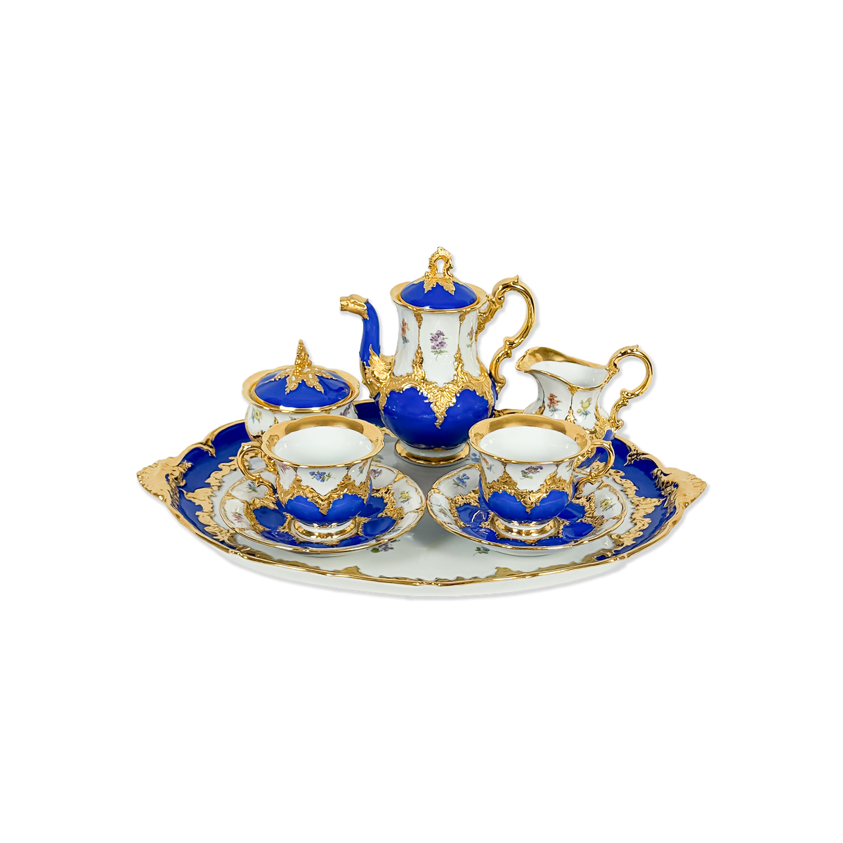 Meissen Vintage B-Form Tête-a-Tête 
