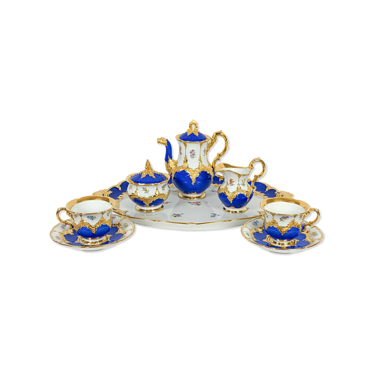 Meissen Vintage B-Form Tête-a-Tête 