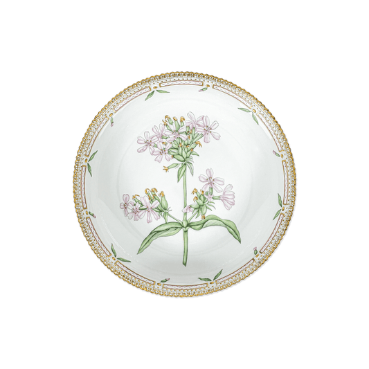 Royal Copenhagen "Flora Danica" Saponaria officinalis L. Serving Bowl - Galleria Fossi 33