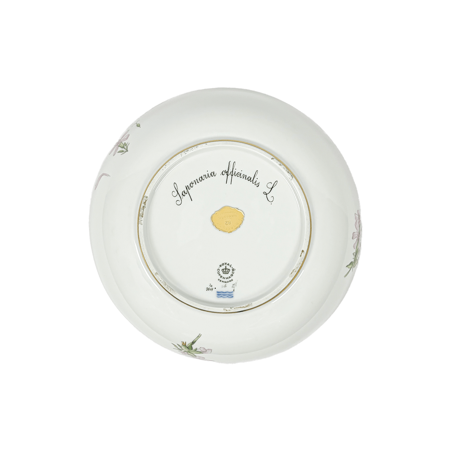 Royal Copenhagen "Flora Danica" Saponaria officinalis L. Serving Bowl - Galleria Fossi 33
