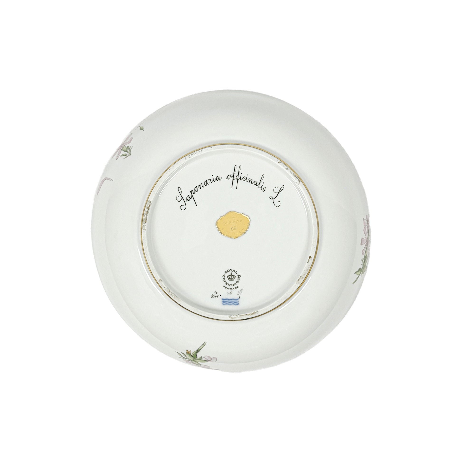 Royal Copenhagen "Flora Danica" Saponaria officinalis L. Serving Bowl - Galleria Fossi 33