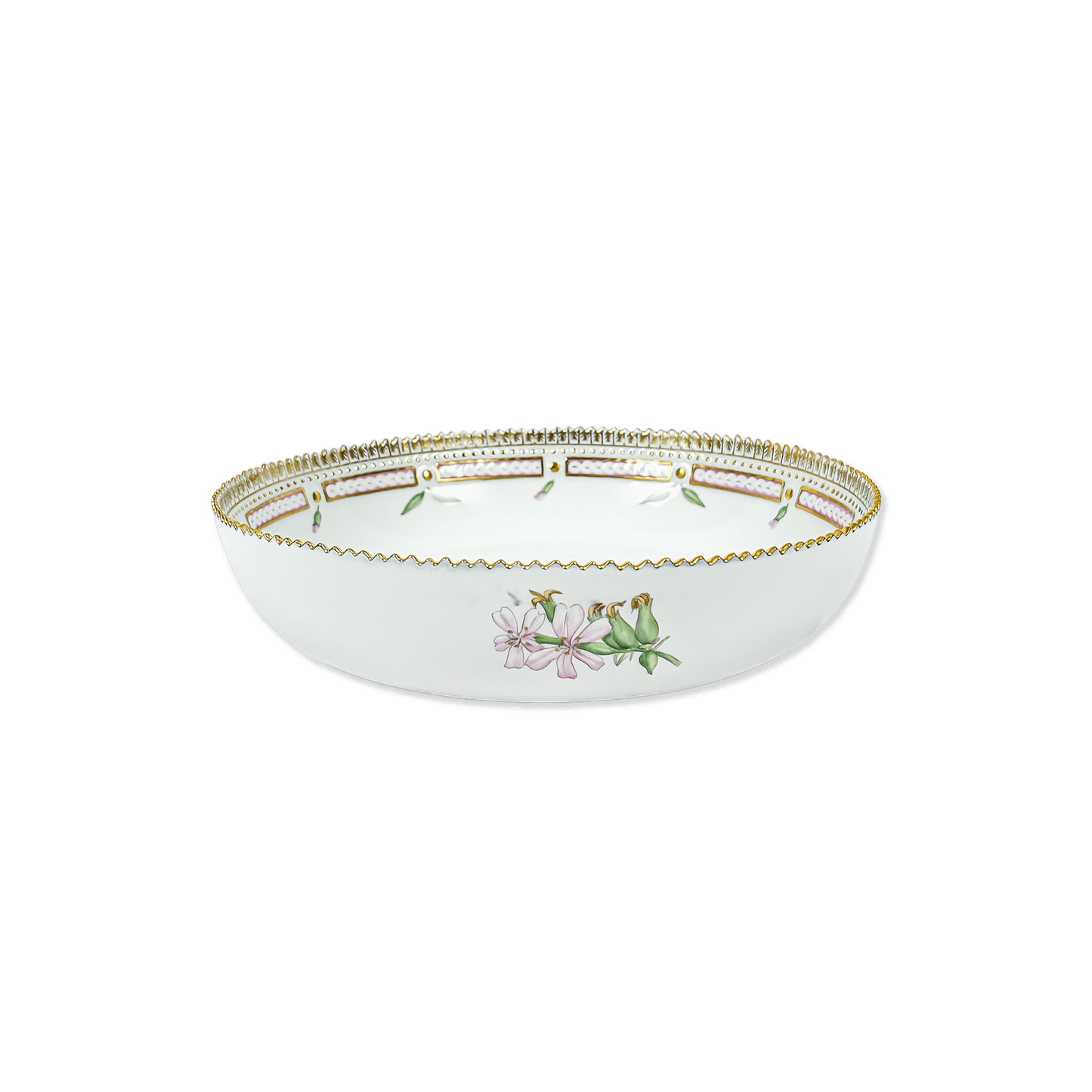 Royal Copenhagen "Flora Danica" Saponaria officinalis L. Serving Bowl - Galleria Fossi 33