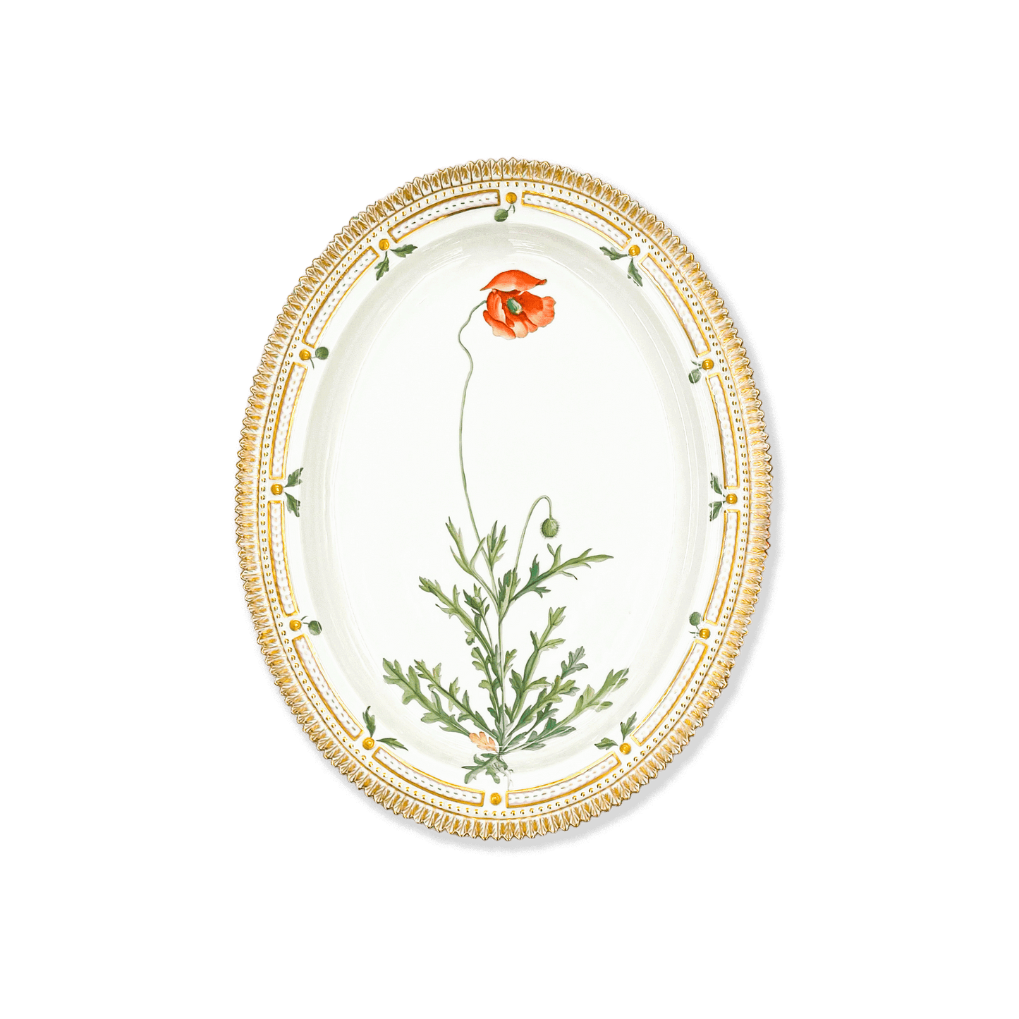 Royal Copenhagen Flora Danica "Papaver" Serving Platter