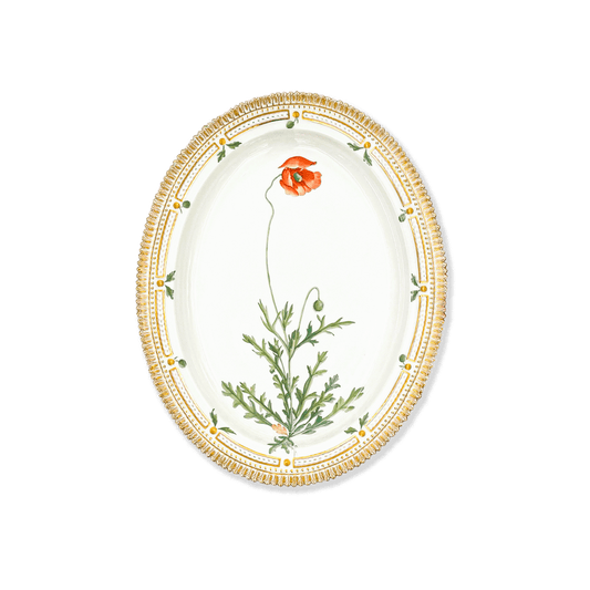 Royal Copenhagen Flora Danica "Papaver" Serving Platter
