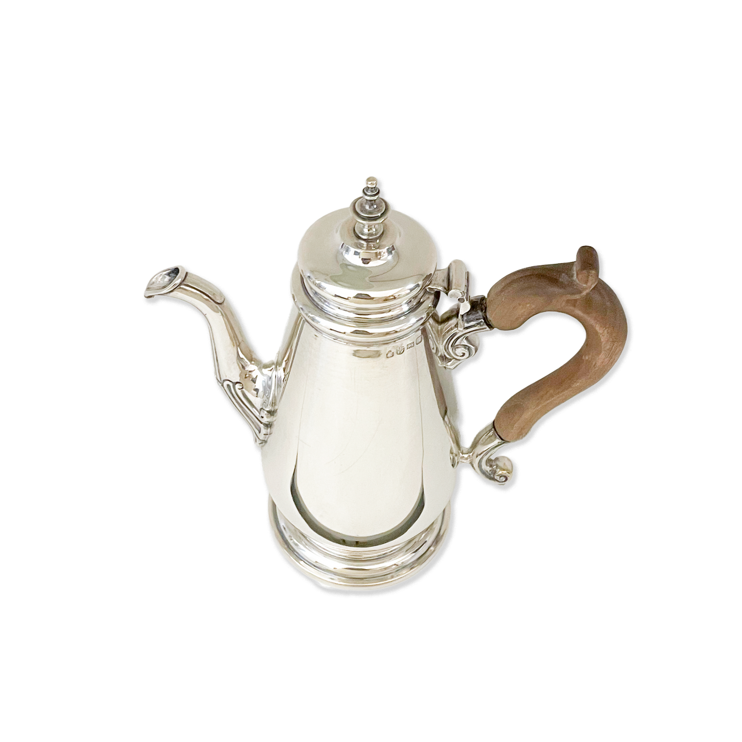 Pear-shaped Silver Coffee Pot