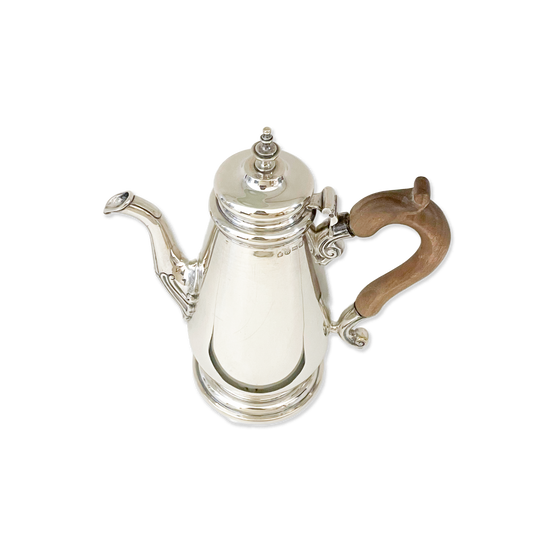 Pear-shaped Silver Coffee Pot