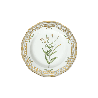 Royal Copenhagen "Flora Danica" Epilobium Pubescens Roth Plate - Galleria Fossi 33