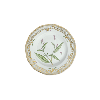 Royal Copenhagen "Flora Danica" Polygonum Persicaria Plate - Galleria Fossi 33