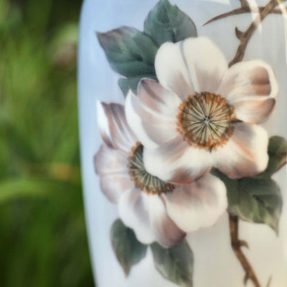 Royal Copenhagen Vase with Pink Wild Roses - Galleria Fossi 33