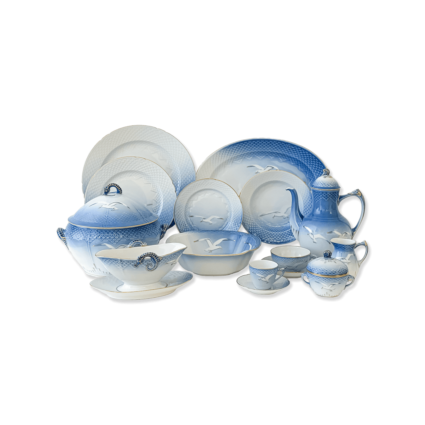 Bing & Grøndahl Seagull Dining Set for 12
