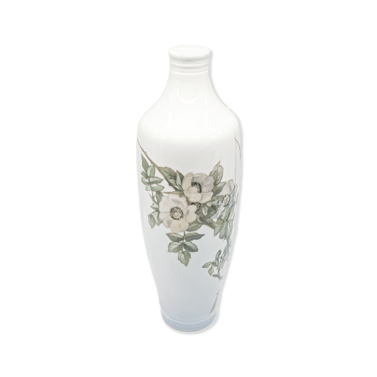 Royal Copenhagen Porcelain Vase with Wild Roses