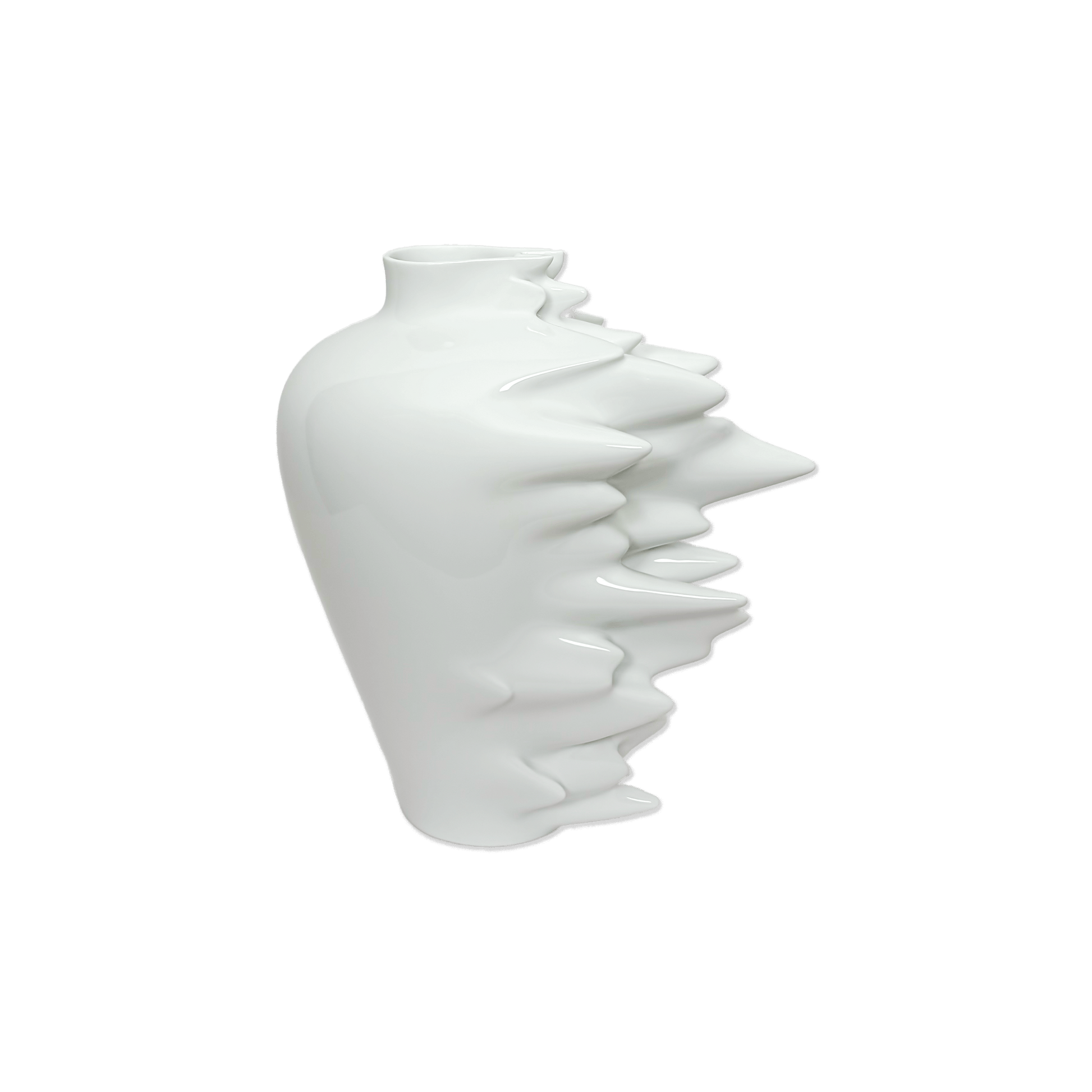 Rosenthal "Fast" White Vase - Galleria Fossi 33