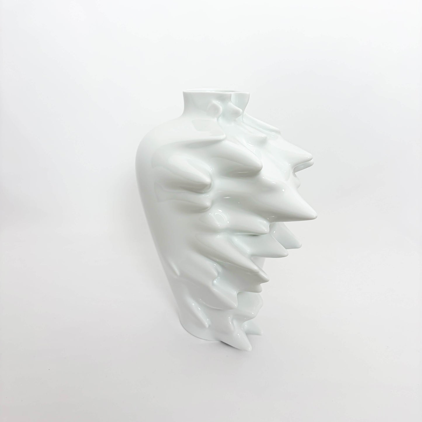 Rosenthal "Fast" White Porcelain Vase - Galleria Fossi 33