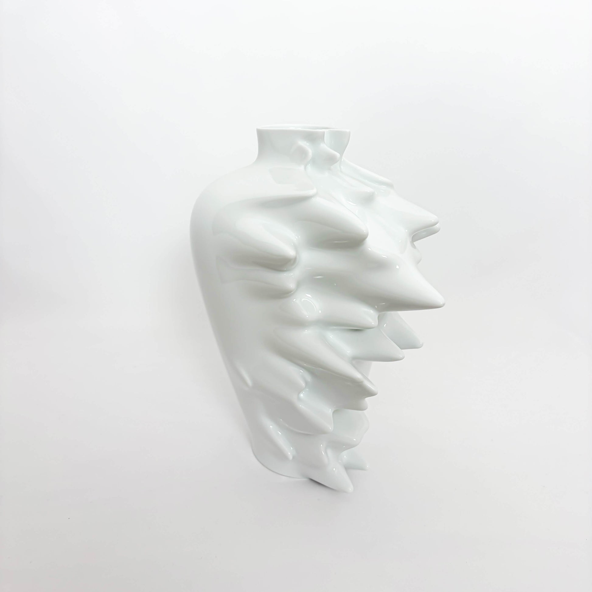 Rosenthal "Fast" White Porcelain Vase - Galleria Fossi 33