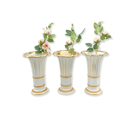 Set of 3 Royal Copenhagen Hetsch Porcelain Vases