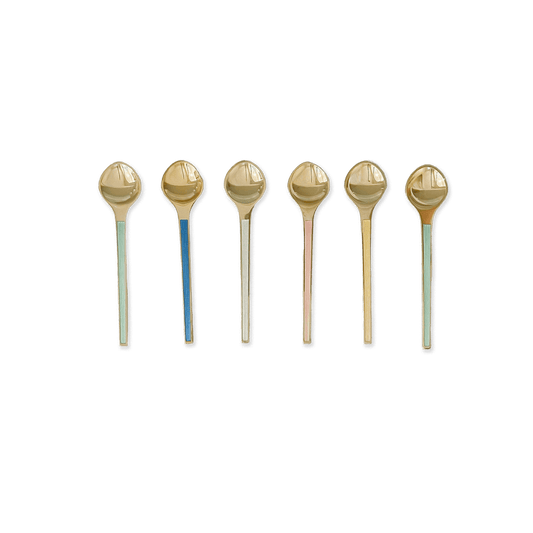 Set of 6 Danish Sterling Silver Spoons