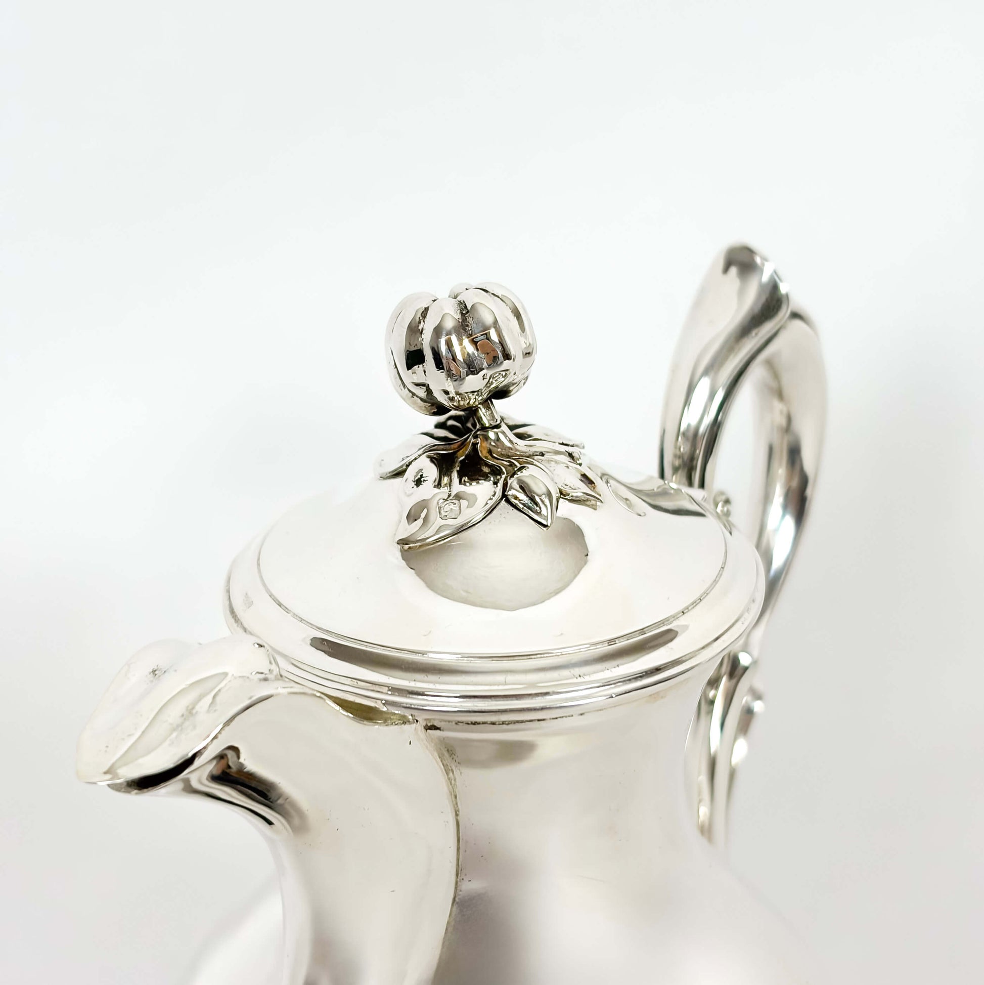Petite Silver Coffee Pot - Galleria Fossi 33