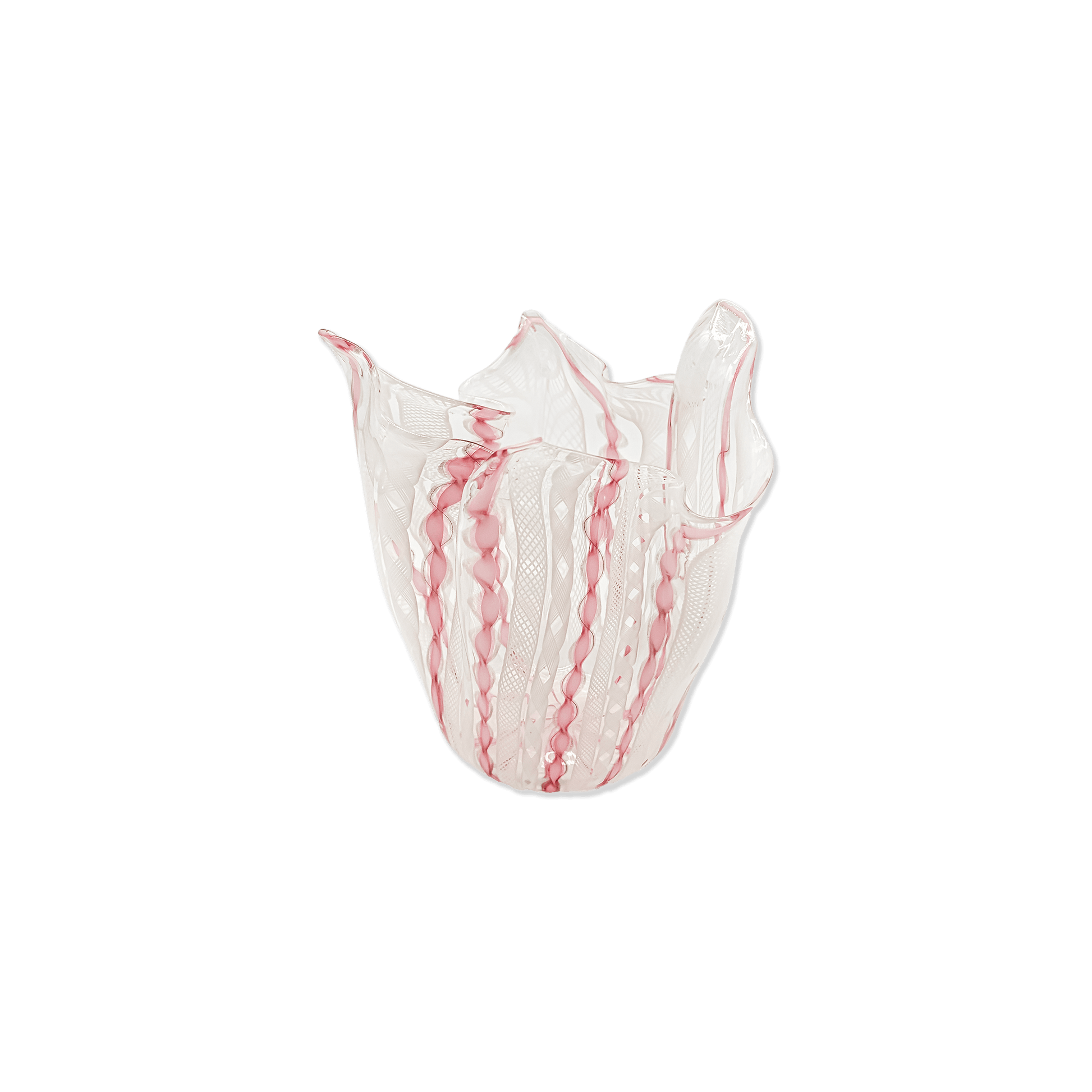 Pink Mini Fazzoletto Venini Vase - Galleria Fossi 33