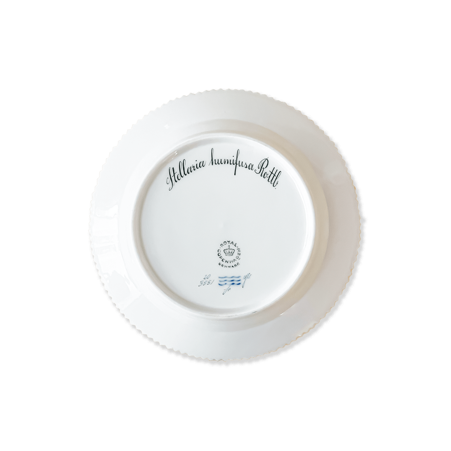 Royal Copenhagen "Flora Danica"  Stellaria Plate