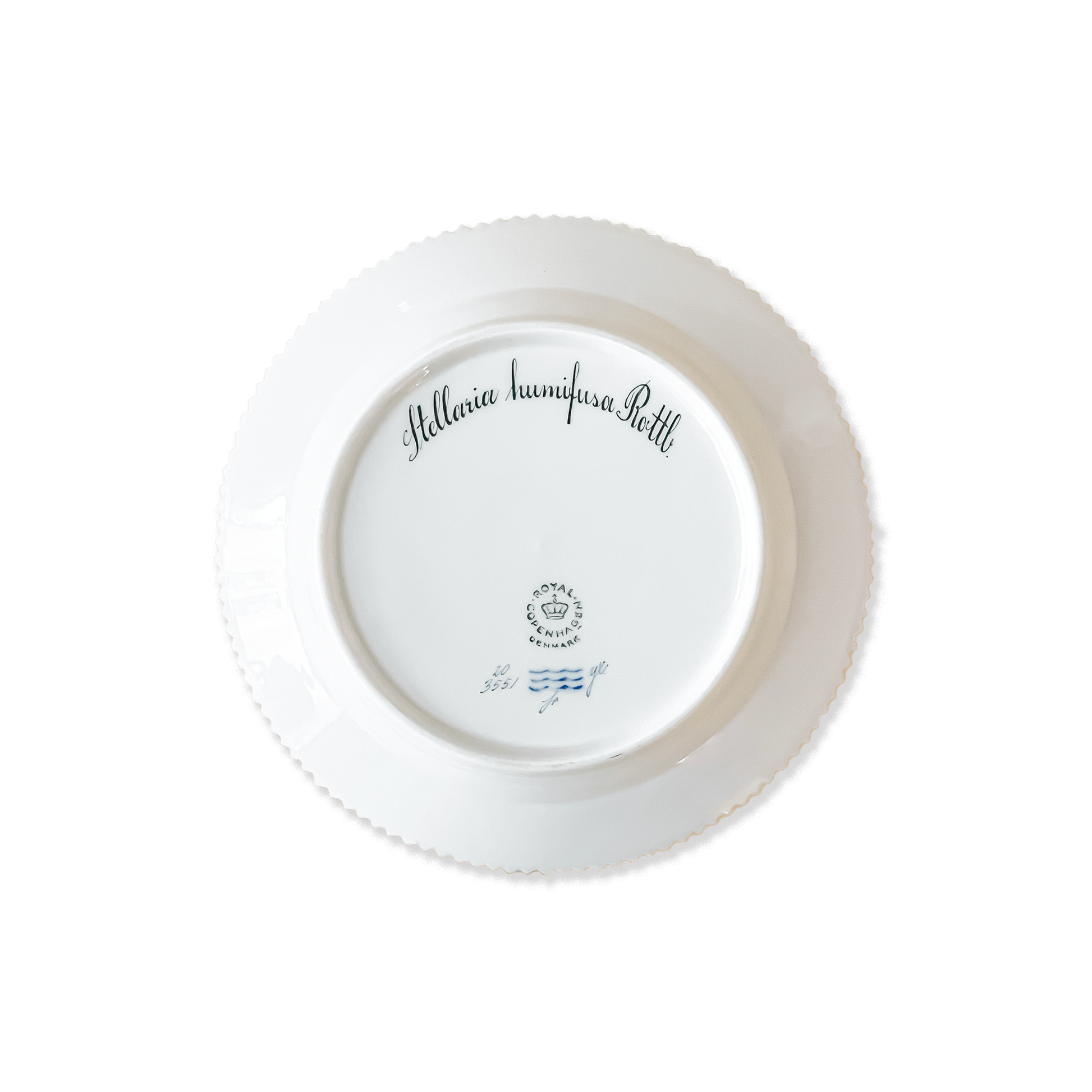 Royal Copenhagen "Flora Danica"  Stellaria Plate