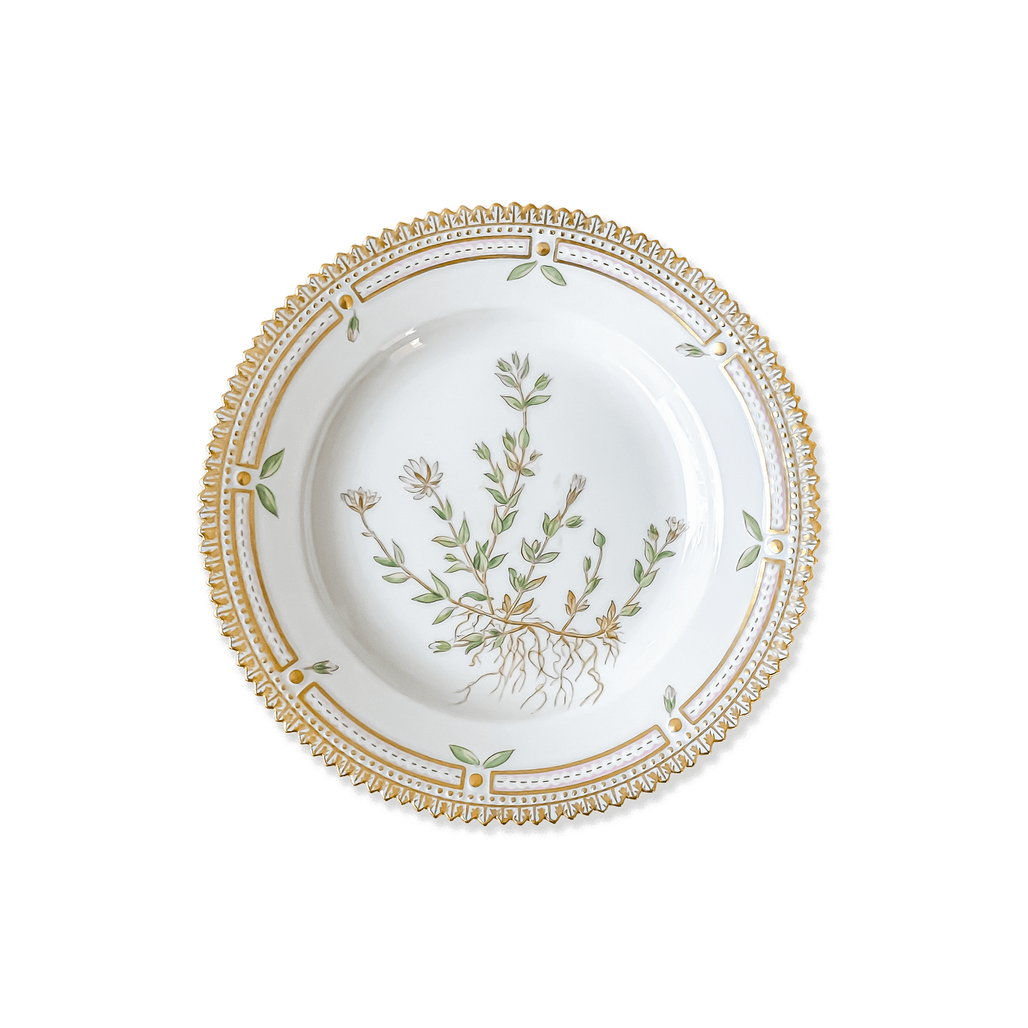 Royal Copenhagen "Flora Danica"  Stellaria Plate